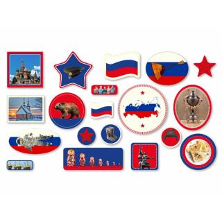 Russland - XXL Konfetti  - 57 Teile