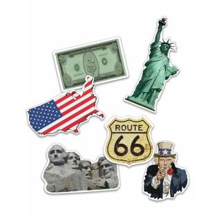 USA - XXL Konfetti  - 24 Teile