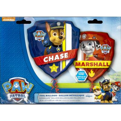 Folienballon SuperShape Paw Patrol,  63 x 68 cm