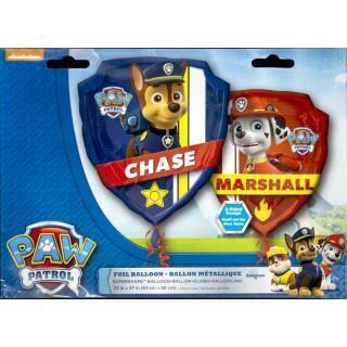Folienballon SuperShape Paw Patrol,  63 x 68 cm