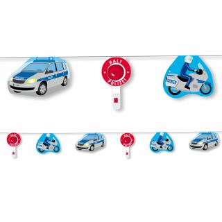 Wimpelkette Polizei, 3,5 m