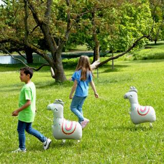 Folienballon - Walking Balloon - Lama, 93 x 59 cm