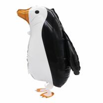 Folienballon - Walking Balloon - Pinguin, 57 x 47 cm