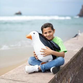 Folienballon - Walking Balloon - Pinguin, 57 x 47 cm