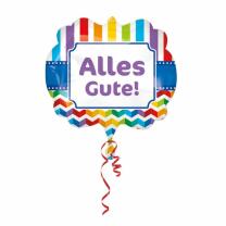 Folienballon SuperShape Alles Gute!,  63 x 55 cm