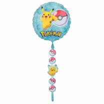 Folienballon AirWalker Pokemon,  60 x 167 cm
