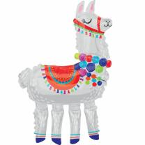 Folienballon AirWalker Lama,  96 x 147 cm