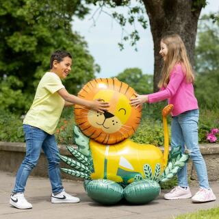 Folienballon AirLoonz - Löwe -  114 x 109 cm