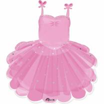 Folienballon SuperShape Kleid, 58 x 71 cm
