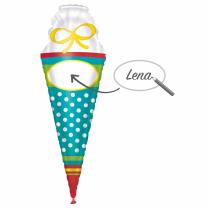 Folienballon SuperShape Schultüte beschreibbar,  35...