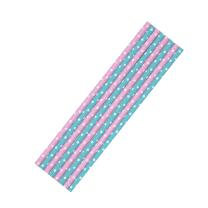 53-teiliges Party-Set - Sternenschweif - Teller Namensaufkleber Sticker Servietten Trinkhalme  für 8 Kinder