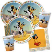 44-teiliges Party-Set - Indianer Yakari - Teller Becher...