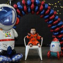 Folienballon AirLoonz - Astronaut -  81 x 144 cm