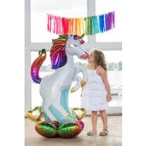 Folienballon AirLoonz - Einhorn -  83 x 139 cm