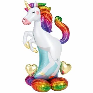 Folienballon AirLoonz - Einhorn -  83 x 139 cm