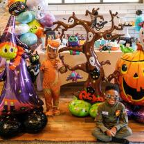 Folienballon AirLoonz - Halloween Baum - 111 x 157 cm