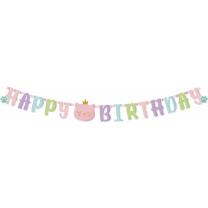 Girlande Happy Birthday - Cat Princess - 3 m