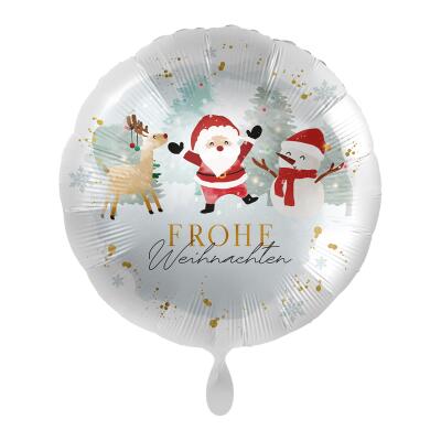 Folienballon - Frohe Weihnachten, 43 cm