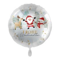 Folienballon - Frohe Weihnachten, 43 cm