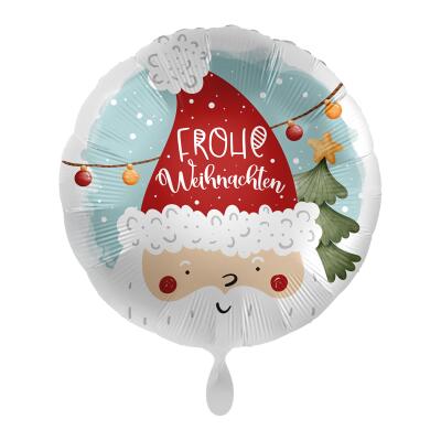 Folienballon - Frohe Weihnachten, 43 cm