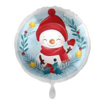 Folienballon - Schneemann, 43 cm
