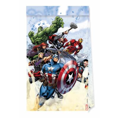 Partytüten aus Papier - Avengers Infinity Stones, 4 Stück