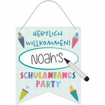 Minibanner Schulanfang 30 x 25 cm