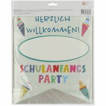 Minibanner Schulanfang 30 x 25 cm