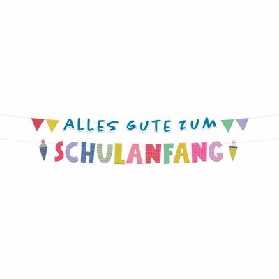 Girlande - Alles Gute zum Schulanfang, 1,5 m