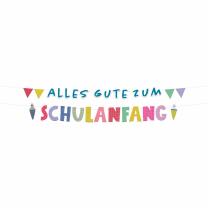 Girlande - Alles Gute zum Schulanfang, 1,5 m