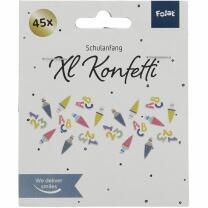 XL Konfetti Schulanfang, 45 Stück