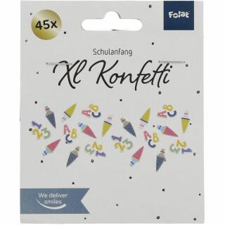 XL Konfetti Schulanfang, 45 Stück