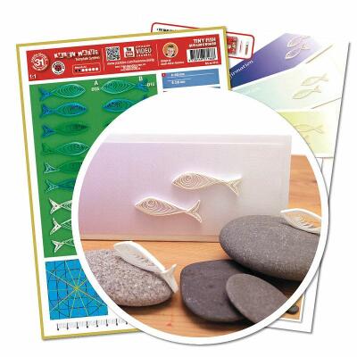 Quillingschablone/ Quillingboard Fisch (0113)