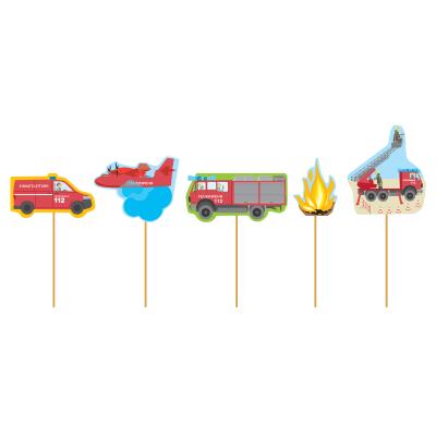 Feuerwehr -  Party Picker, 10 Stück