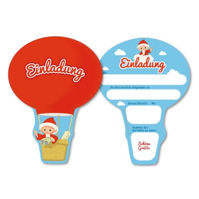 Einladungskarten - Sandmännchen - Sandmann, 8 Stück