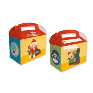 Sandmännchen .- Sandmann -  Geschenkebox für Mitgebsel, 8 Stück