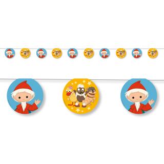 Wimpelkette Girlande - Sandmännchen - Sandmann, 3,5 m