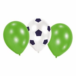 Luftballons - Fußball Kicker Party, 6 Stück