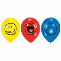Luftballons - Smiley Express Yourself, 6 Stück