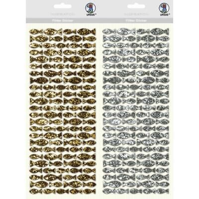 Ursus Flitter Sticker Fisch - selbstklebend - Auswahl