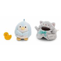 mymochi Pinguin Waddle mit Ente und Katzenkostüm