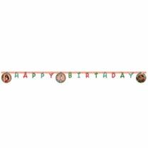 Vaiana - Girlande Happy Birthday, 2 m