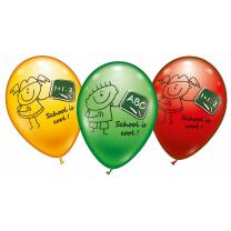 Luftballons - Schulanfang, school is cool, 6 Stück