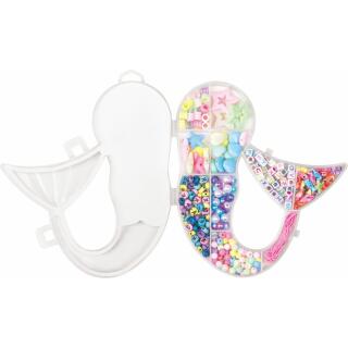 Perlen Bastel-Set Schmuck-Set "Meerjungfrau"