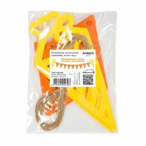 Filz - Wimpelgirlande Schulkind orange/gelb
