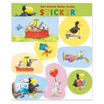 8-teiliges Aufkleber-Set - Sticker - Der kleine Rabe Socke
