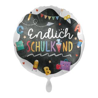 Folienballon - Endlich Schulkind, 43 cm