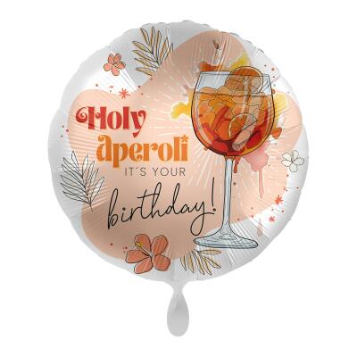 Folienballon Geburtstag - Holy Aperoli,  43 cm