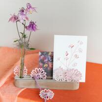 Deco Board mit Glasvase