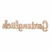 Holz-Schriftzug Gartenglück mit Magnet